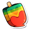 Patreon Goodie Bag Sticker (Rainbow Pop)